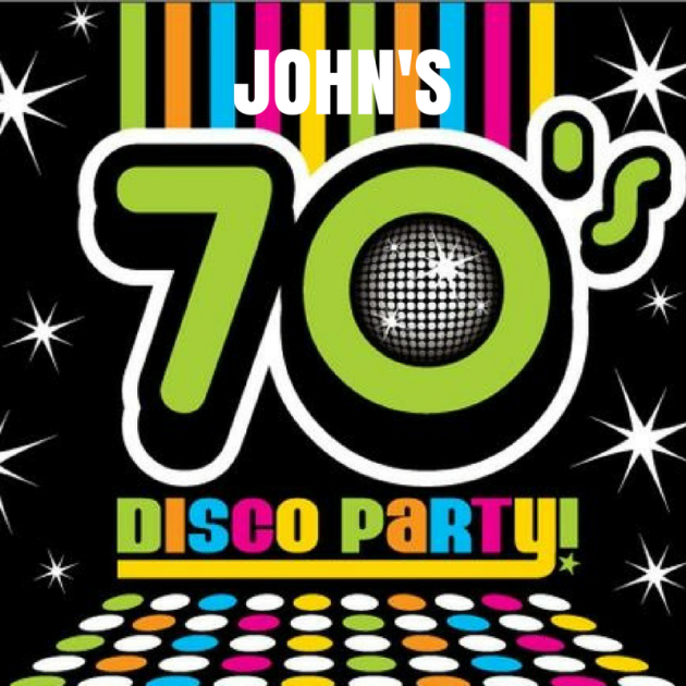 John's 70 Disco Party Logo